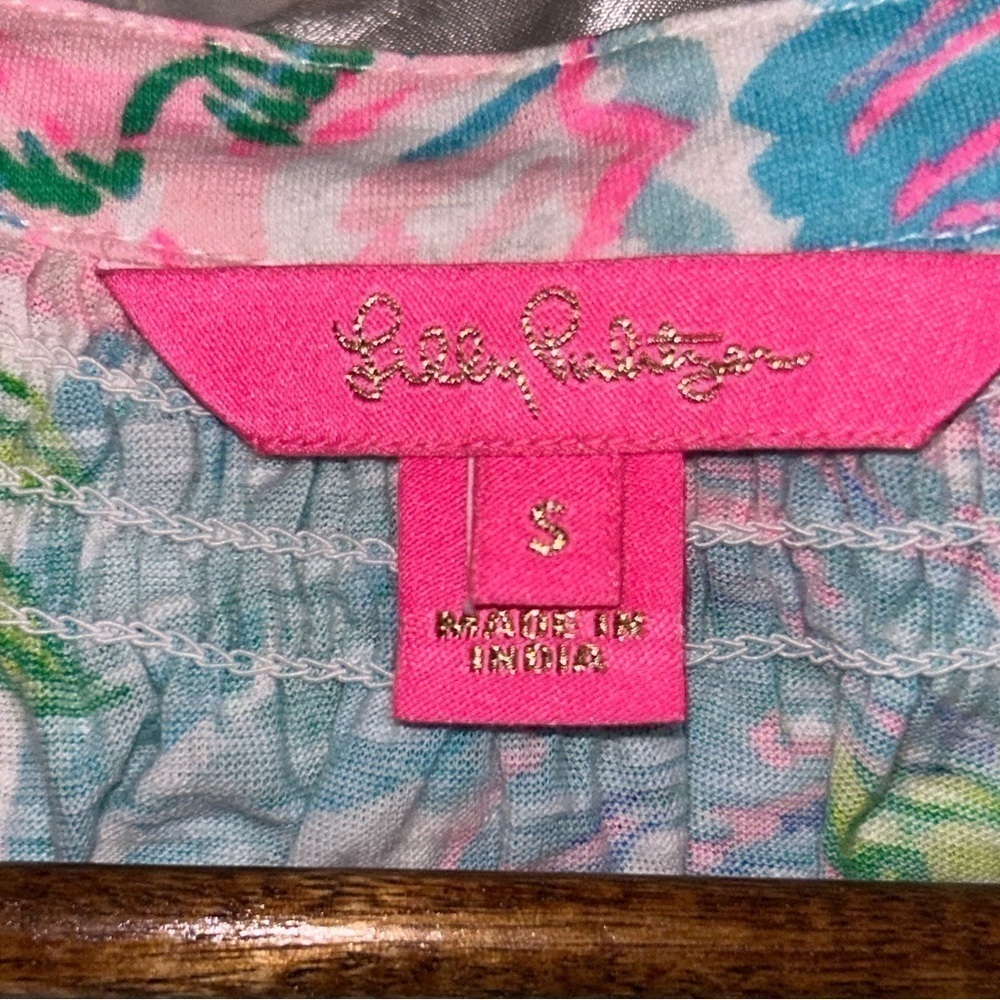 Lilly Pulitzer Essie flower print tank SIZE SMALL - Picture 5 of 5